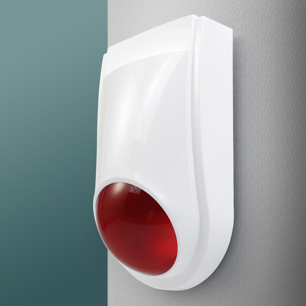 Outdoor Lighting Wireless - Sirène Flash sans fil E6, lumière