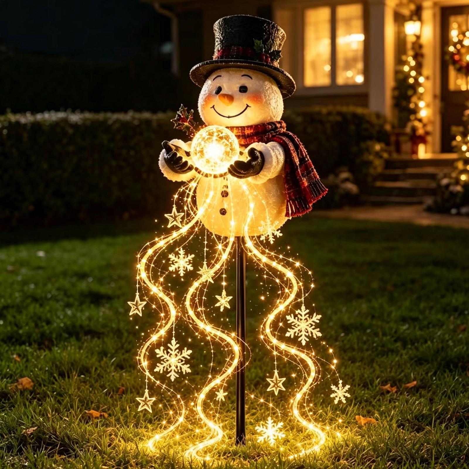 Outdoor Lighting Pathway - Guirlande lumineuse de Noël 60 cm,