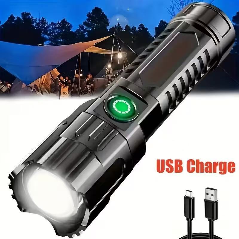 Outdoor Lighting Black - Lampe de poche Led haute puissance,