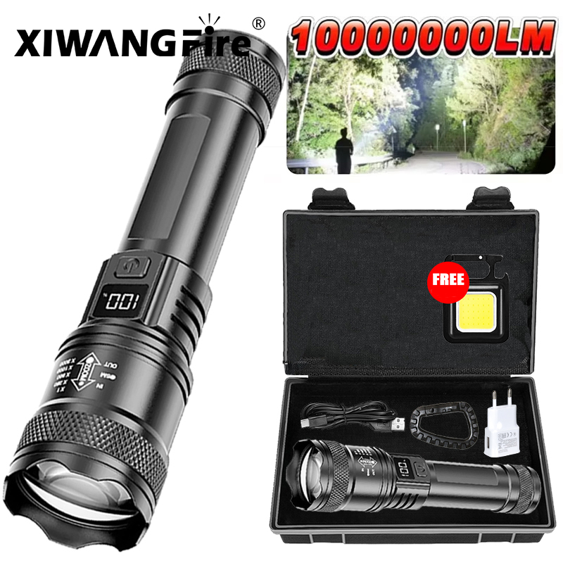 Outdoor Lighting Black - Lampe de poche LED Ultra lumineuse