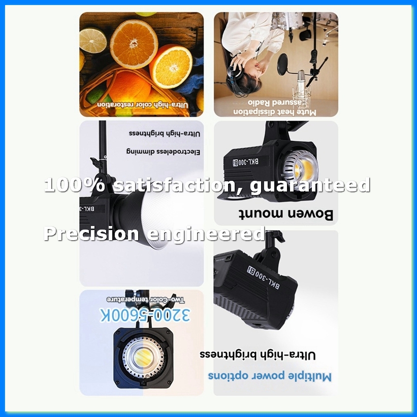 Outdoor Lighting Wireless - Lumière vidéo Bi LED 300W, éclairage