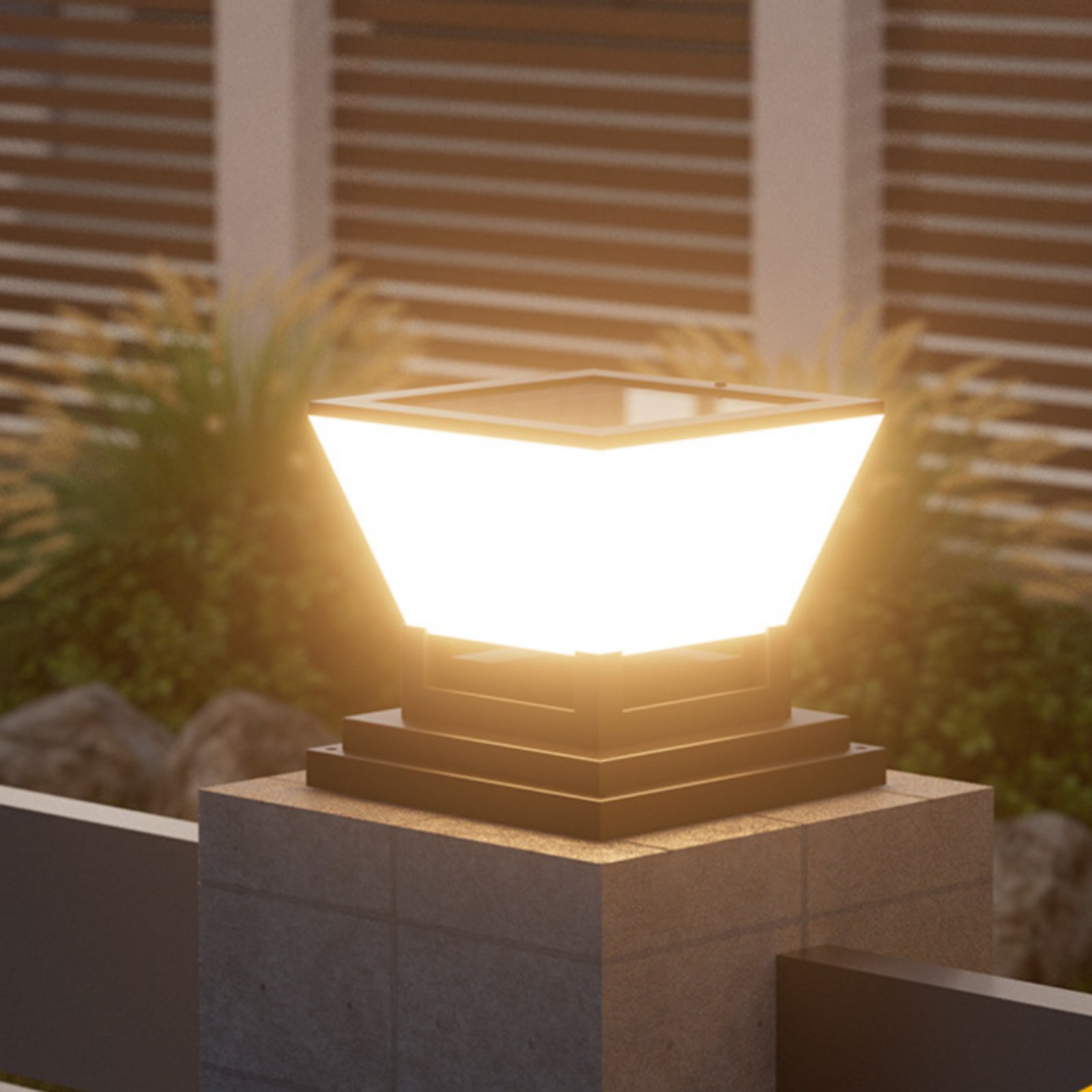 Outdoor Lighting Ip65 - Lampe solaire pour poteau, résistante à