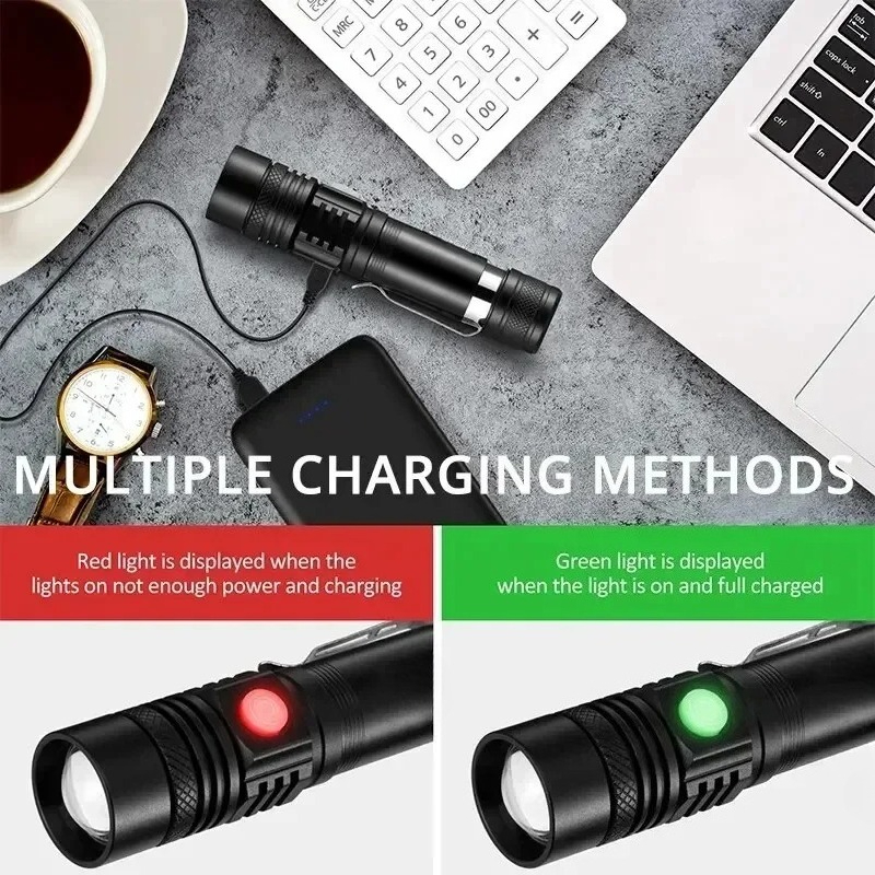 Lampe de poche portative T6 Re - Outdoor Lighting Black avis et prix