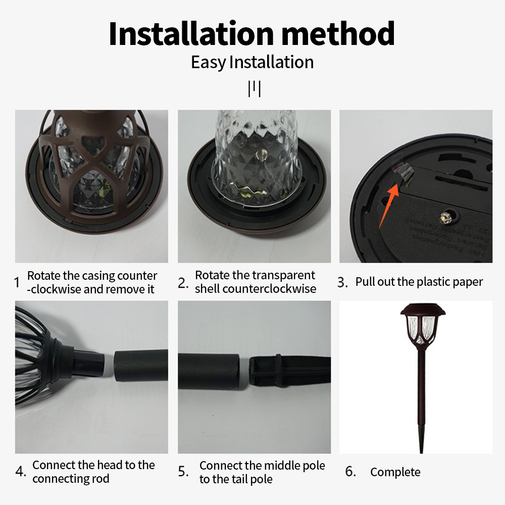 Lampe solaire LED pour cour, é - Outdoor Lighting And Landscape avis et prix