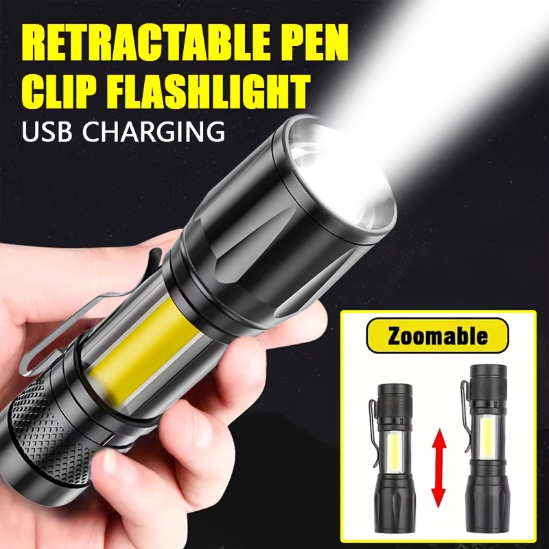 Mini lampe torche LED COB, pro - Outdoor Lighting Black avis et prix