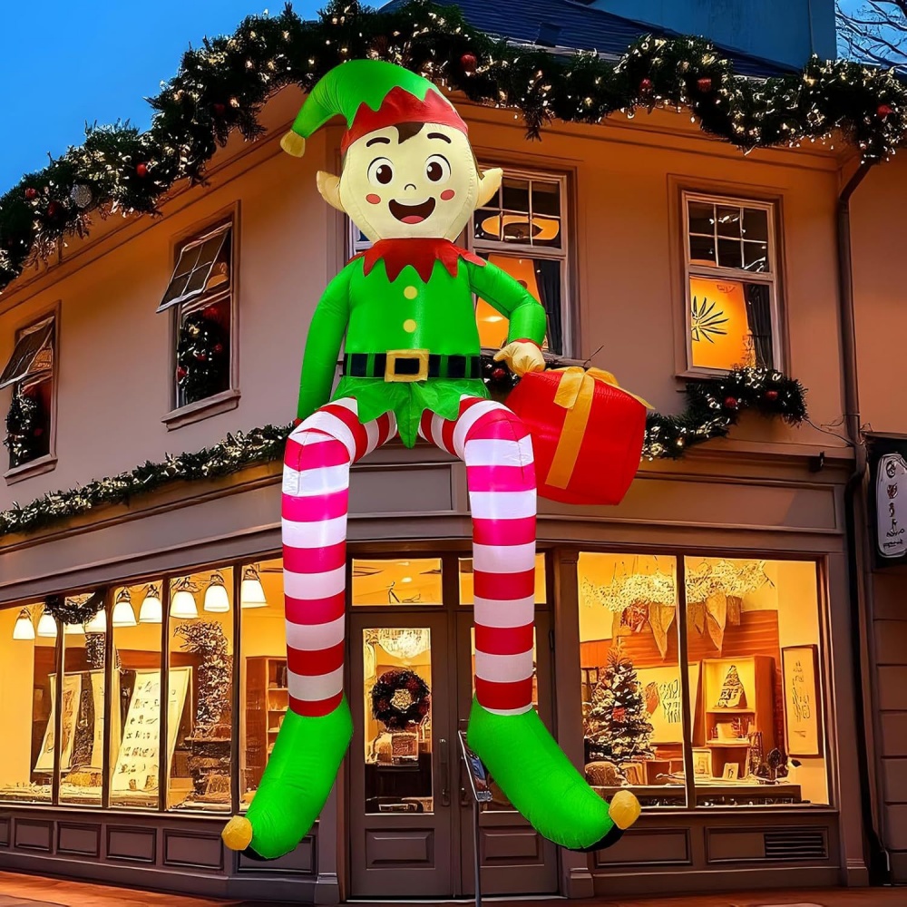 8FT gonflables de noël assis e - Outdoor Lighting Effects avis et prix