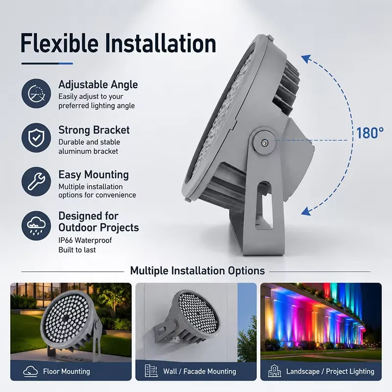 Projecteur LED SMD RGBW DMX512 - Outdoor Lighting Waterproof avis et prix