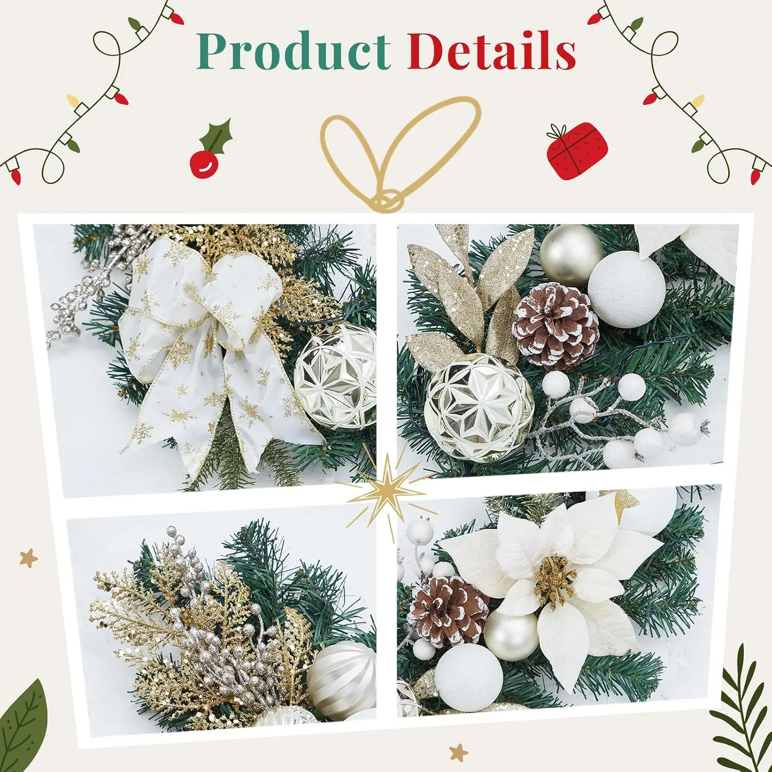 Guirlande de Noël artificielle - Outdoor Lighting Effects avis et prix