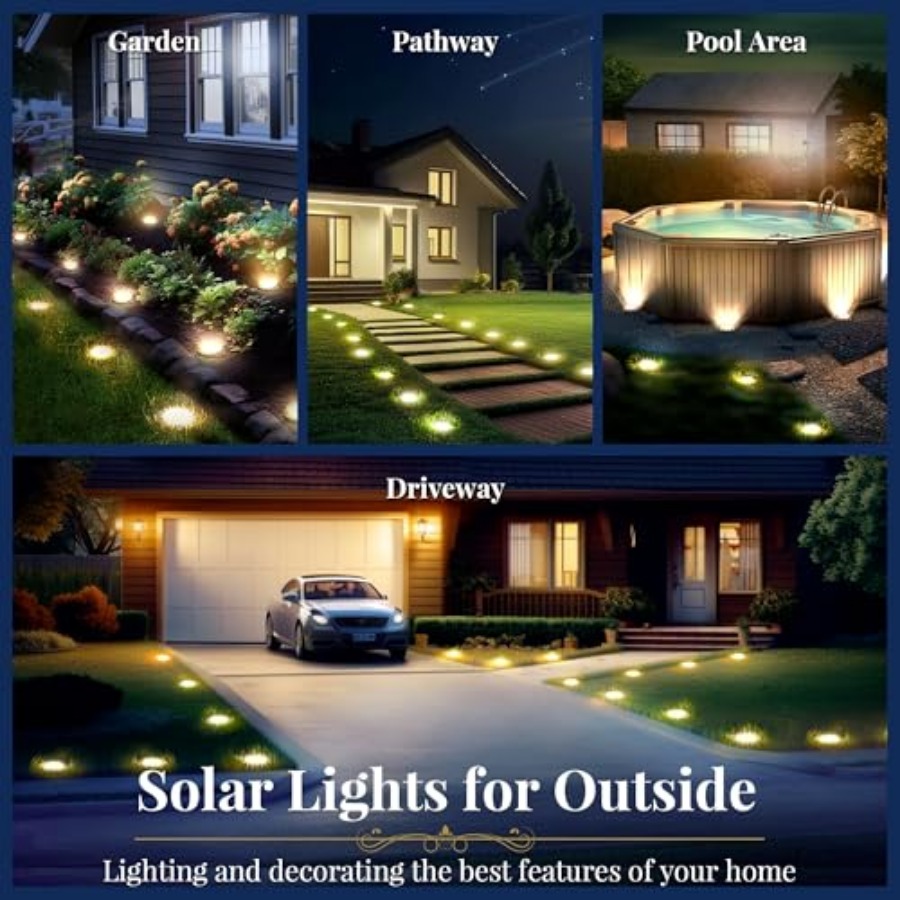 Lampes solaires au sol, lampes - Outdoor Lighting And Landscape avis et prix